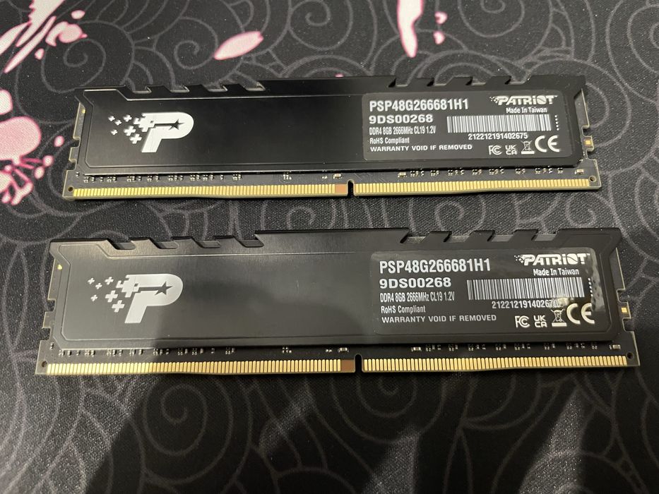 ОЗУ Patriot 16gb ddr4 2666mhz