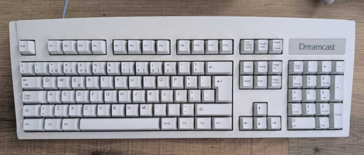 Sega Dreamcast + comando + teclado