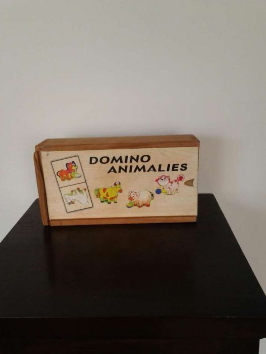 Jogo dominó vintage animais Item