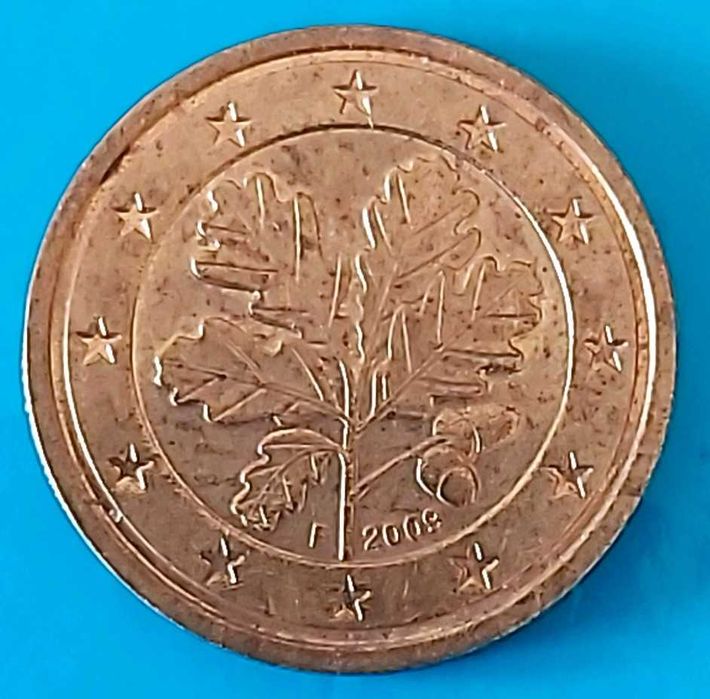 2 Cêntimos de 2009 * F * da Alemanha