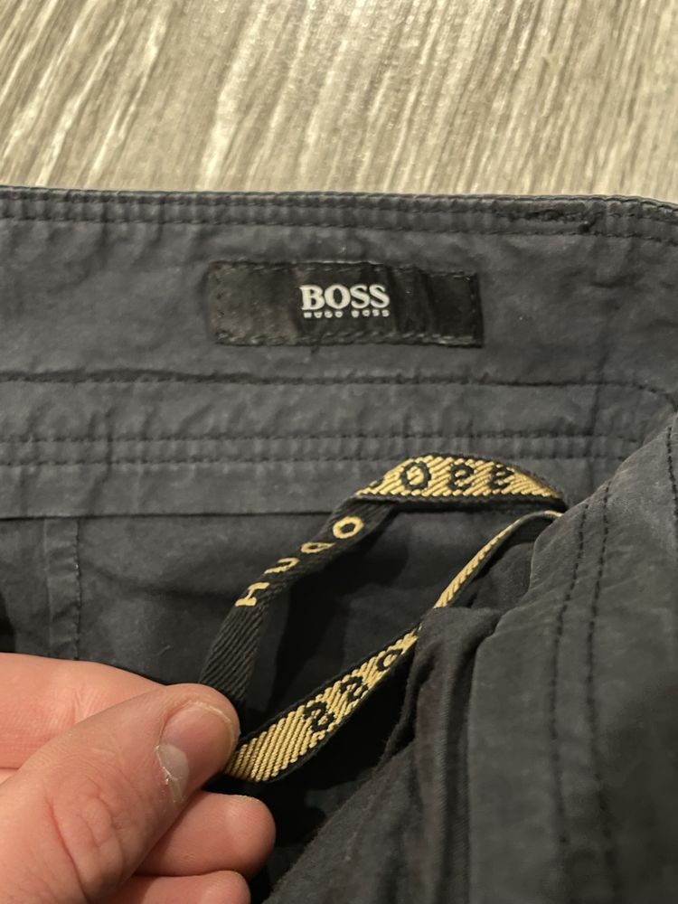 карго шорты hugo boss