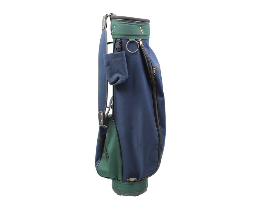 CART Bag torba golfowa do golfa na wózek granatowa zielona z kapturem
