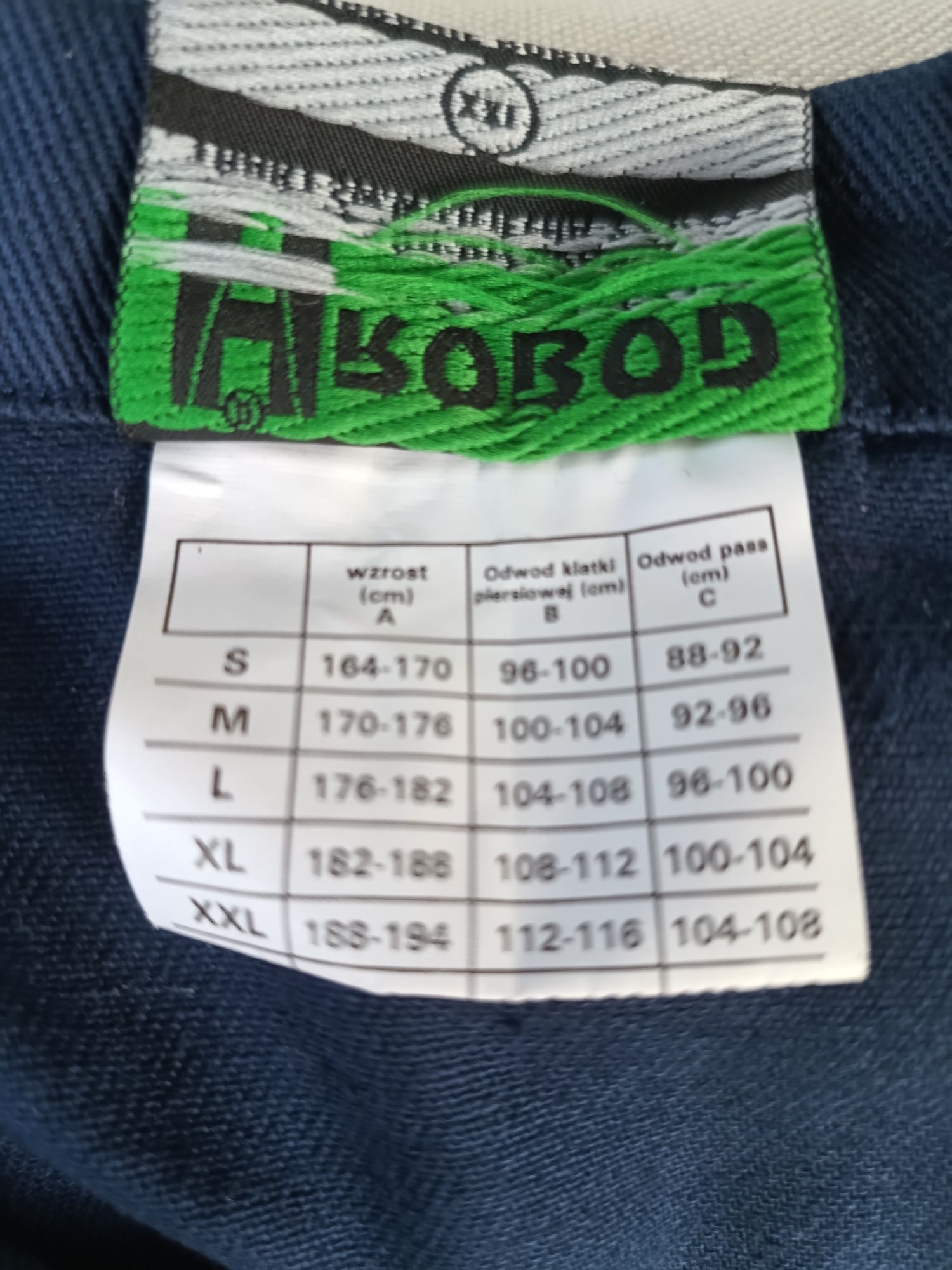 Nowe ubranie robocze ROBOD bluza+ spodnie wzmocnione rozmiar XXL