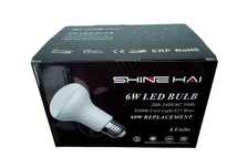 SHINE HAI R63 60W 6500K Zimna Biała Żarówka LED  6-pak NOWOŚĆ