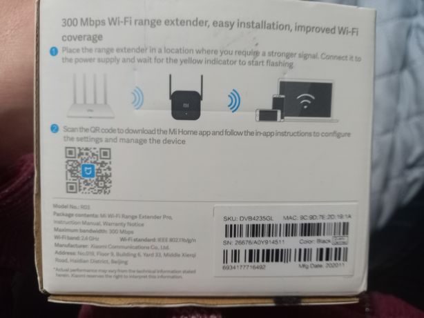 Mi wi-fi Range Extender pro