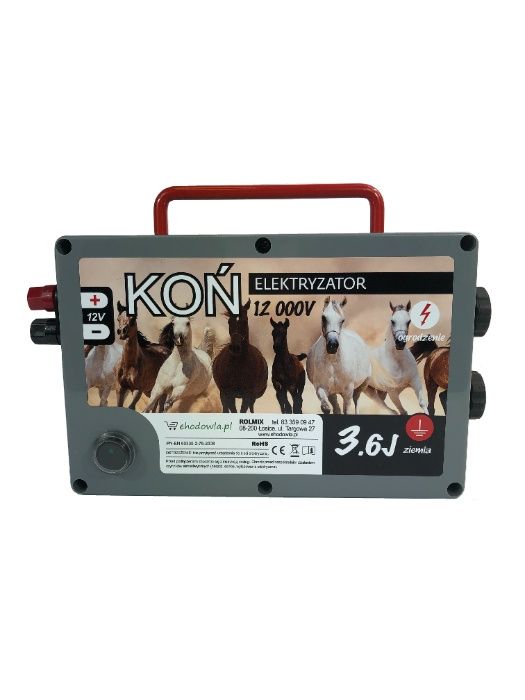 Pastuch elektryczny 3,6j dla KONI Elektryzator