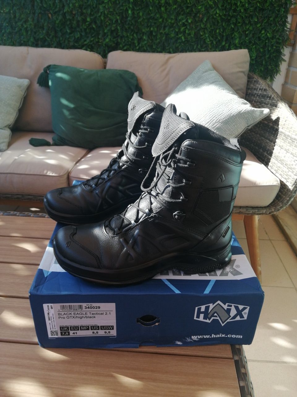 Botas Haix Black Eagle Tactical 2.1 GTX Pro high