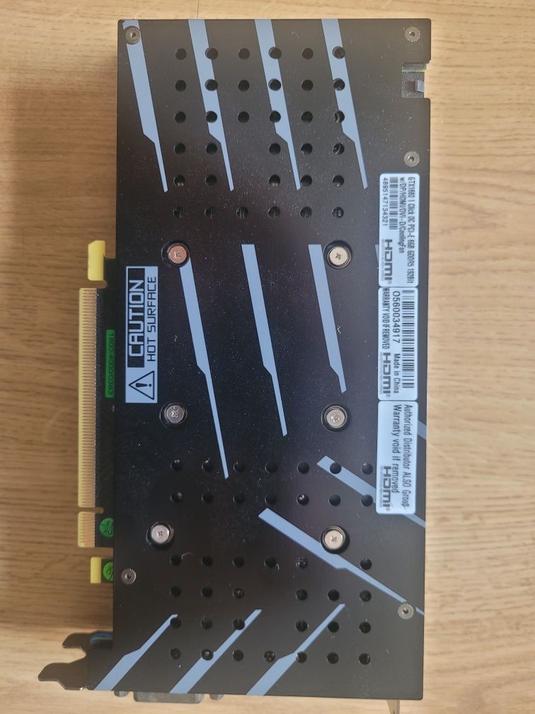 KFA2 GeForce GTX 1660 1-Click OC 6GB GDDR5