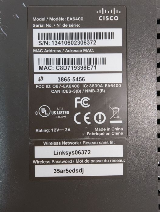 Продам Wi-Fi комплект: Linksys E6400 + міні UPS (автономний до 5 годин