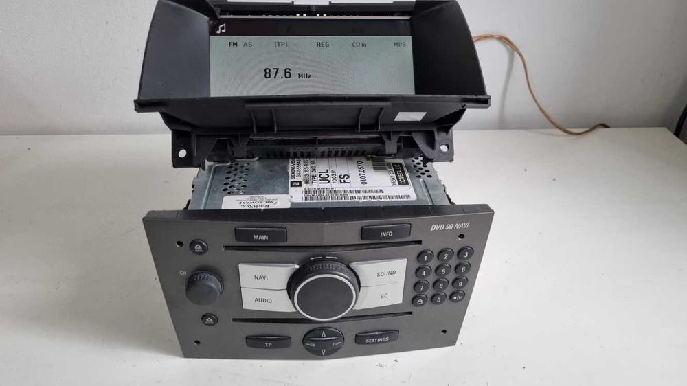 radio dvd90 navi opel astra h zafira b antara wyswietlacz 13111166 cid