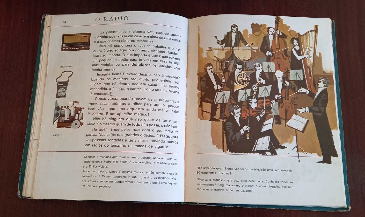 Livro de leitura da segunda classe de final dos Anos 60