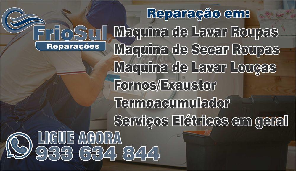 Reparação de Frigoríficos e Máquinas de Lavar ao Domicílio