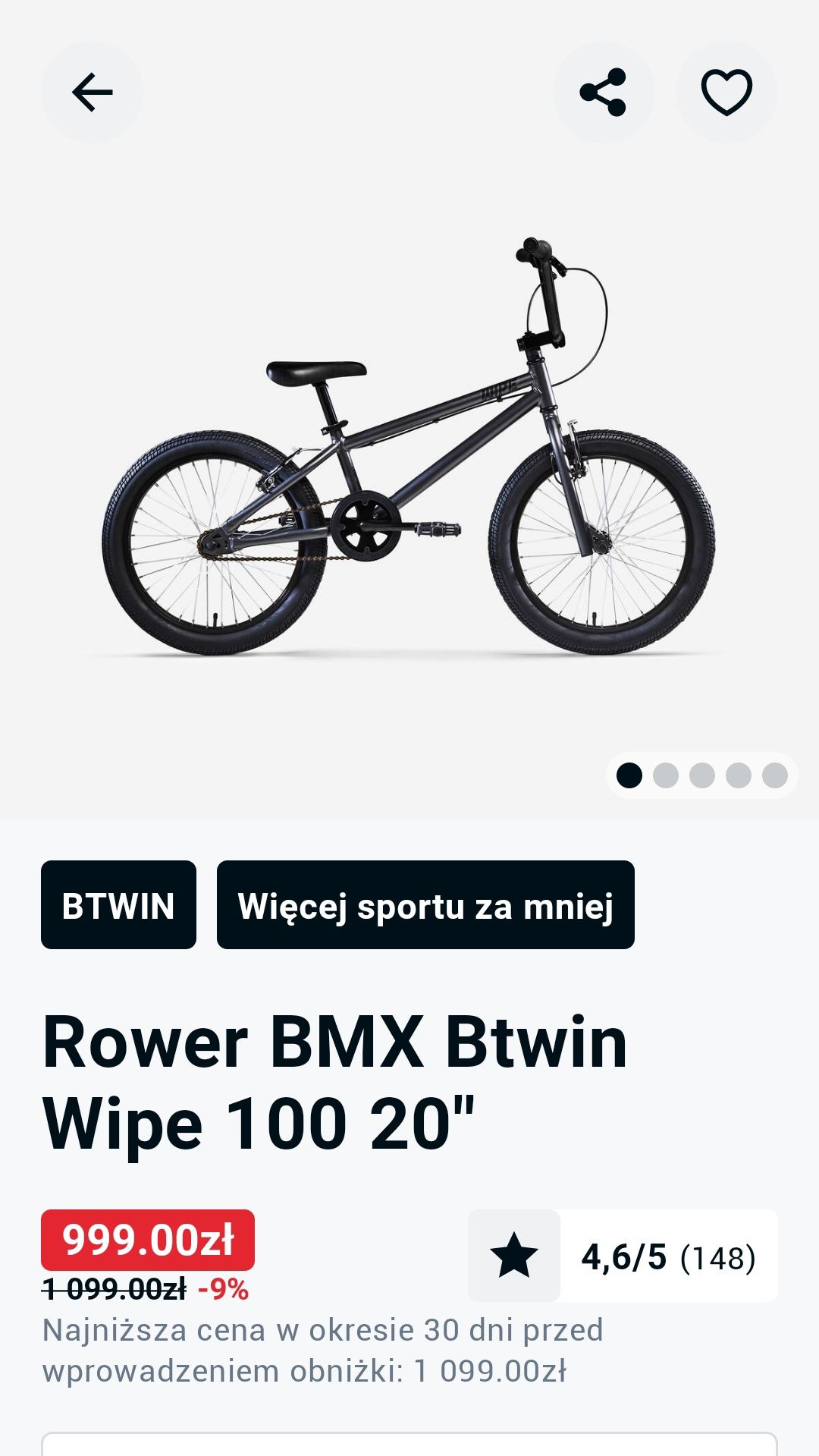 Sprzedam rower BMX