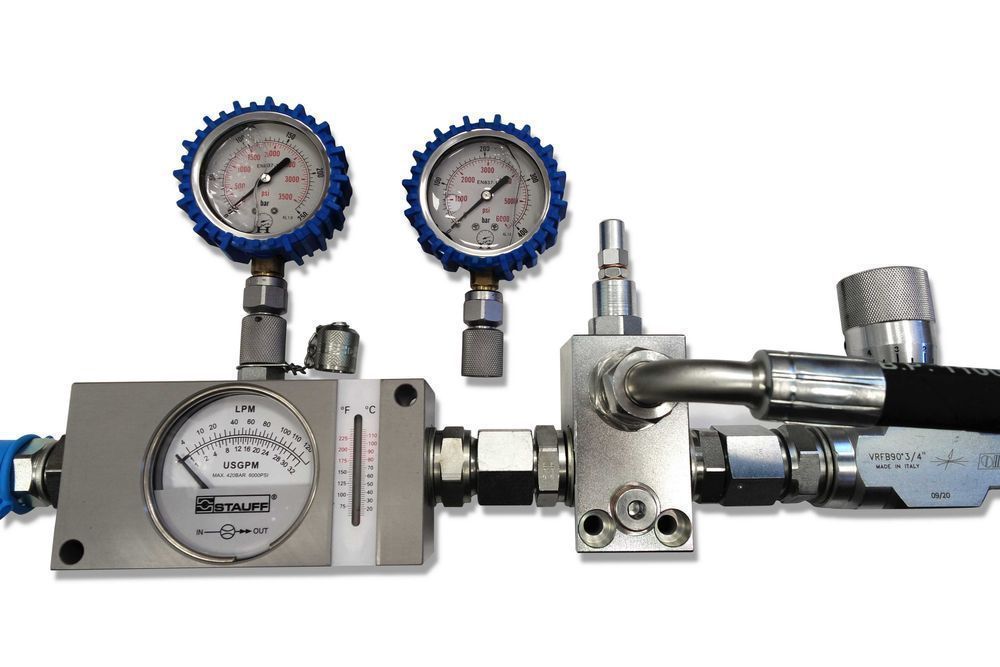 Zestaw diagnostyki układów hydraulicznych EURO PRZEPŁYWOMIERZ [8055]