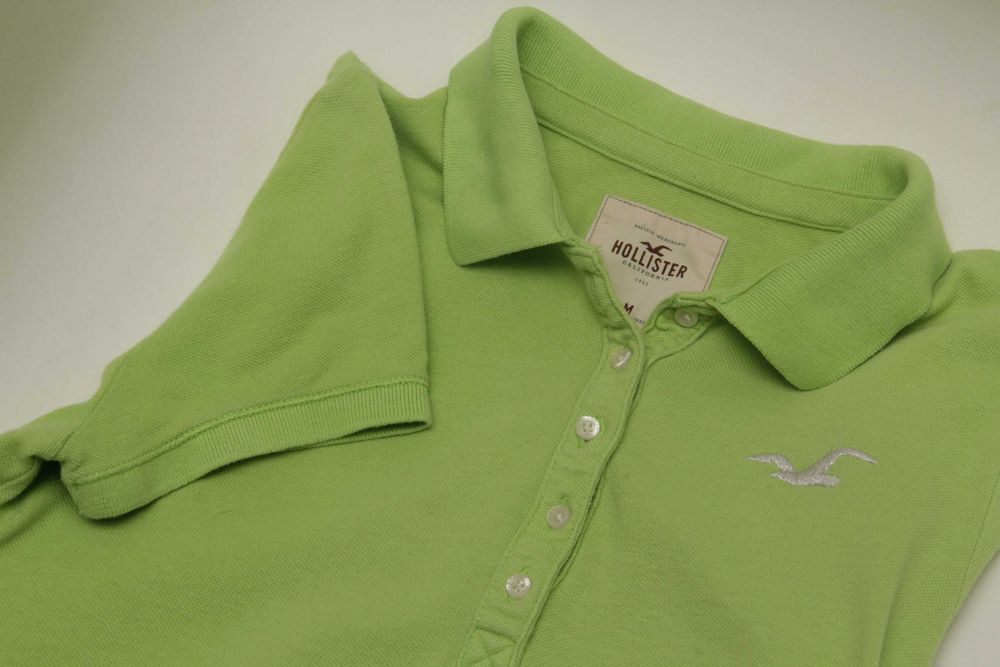 Hollister рр M поло из хлопка пике женское