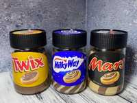 Шоколадні пасти Twix,MilkyWay,Mars Вага 350 г