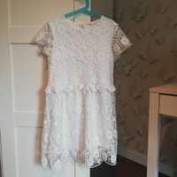 Biała sukienka Zara rozmiar 152
