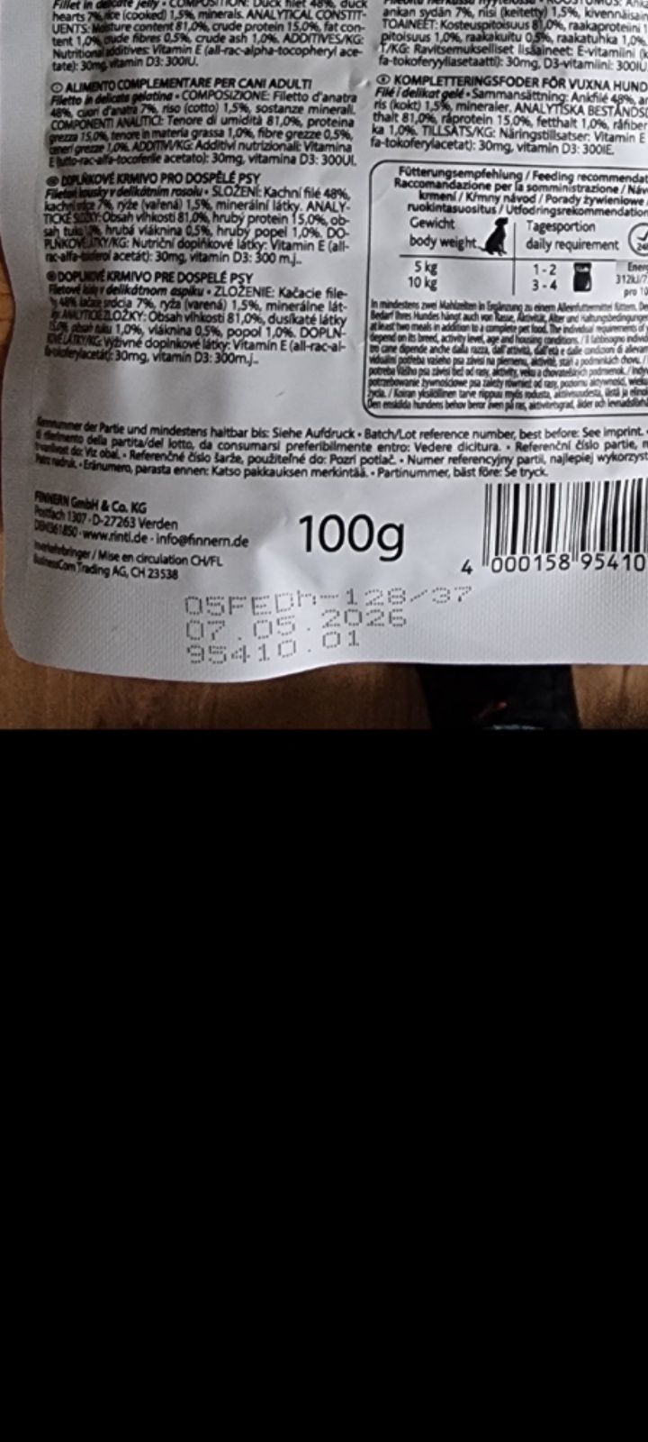 Karma mokra Rinty Filetto