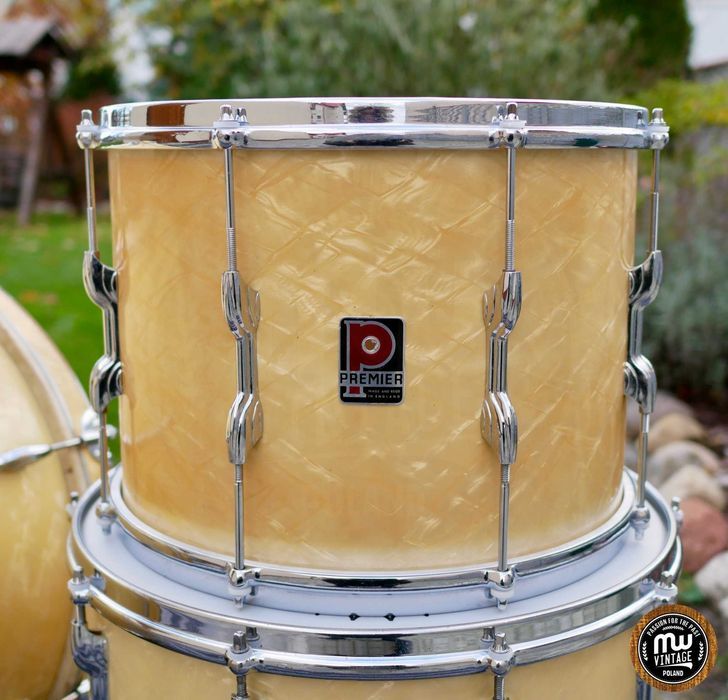 Perkusja Premier White Marine Pearl Vintage – 22″, 14″, 16″ ‼️