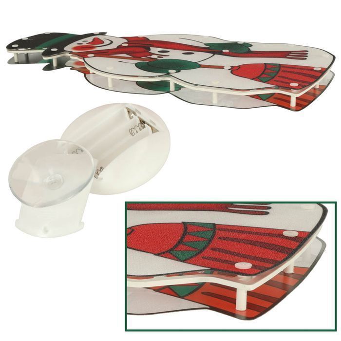 lampki led wisząca dekoracja świąteczna bałwan 45cm