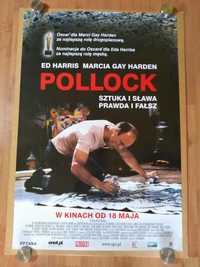 Plakat filmowy POLLOCK/Oryginał z 2001 roku.