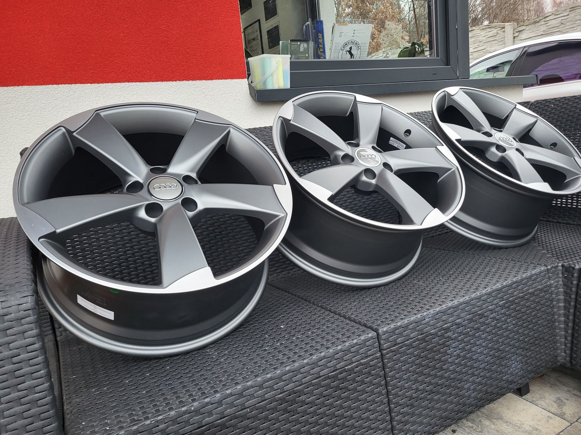 Alufelgi 18" 5x112 ET30 Audi A6 C7 A6 A4 B9 B8 B7 B6 A5 Q5 Q3 ROTOR !