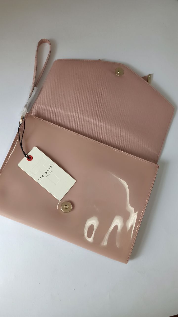 Женская сумка-конверт с бантом ted baker nikkey knot bow - клатч в бла