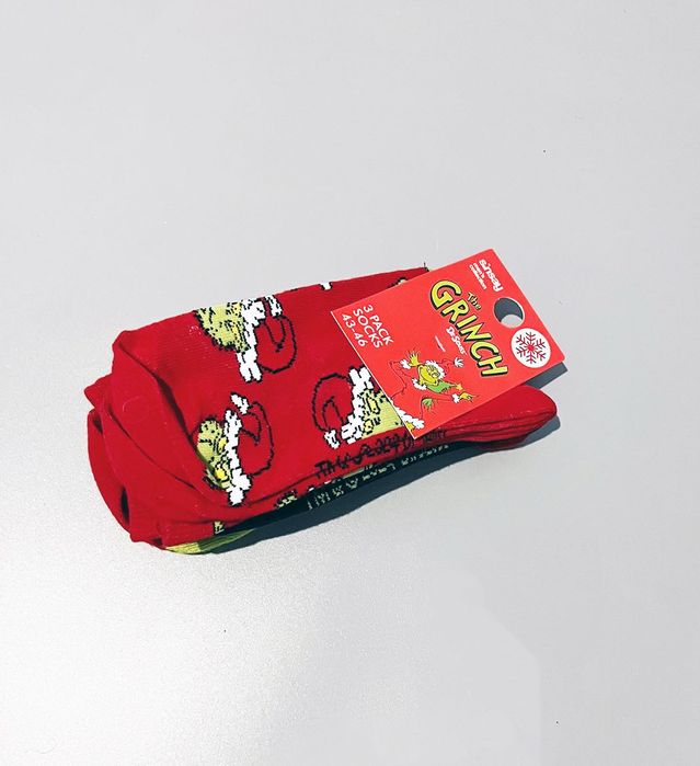 Skarpetki Grinch 3 pack 43-46 3x