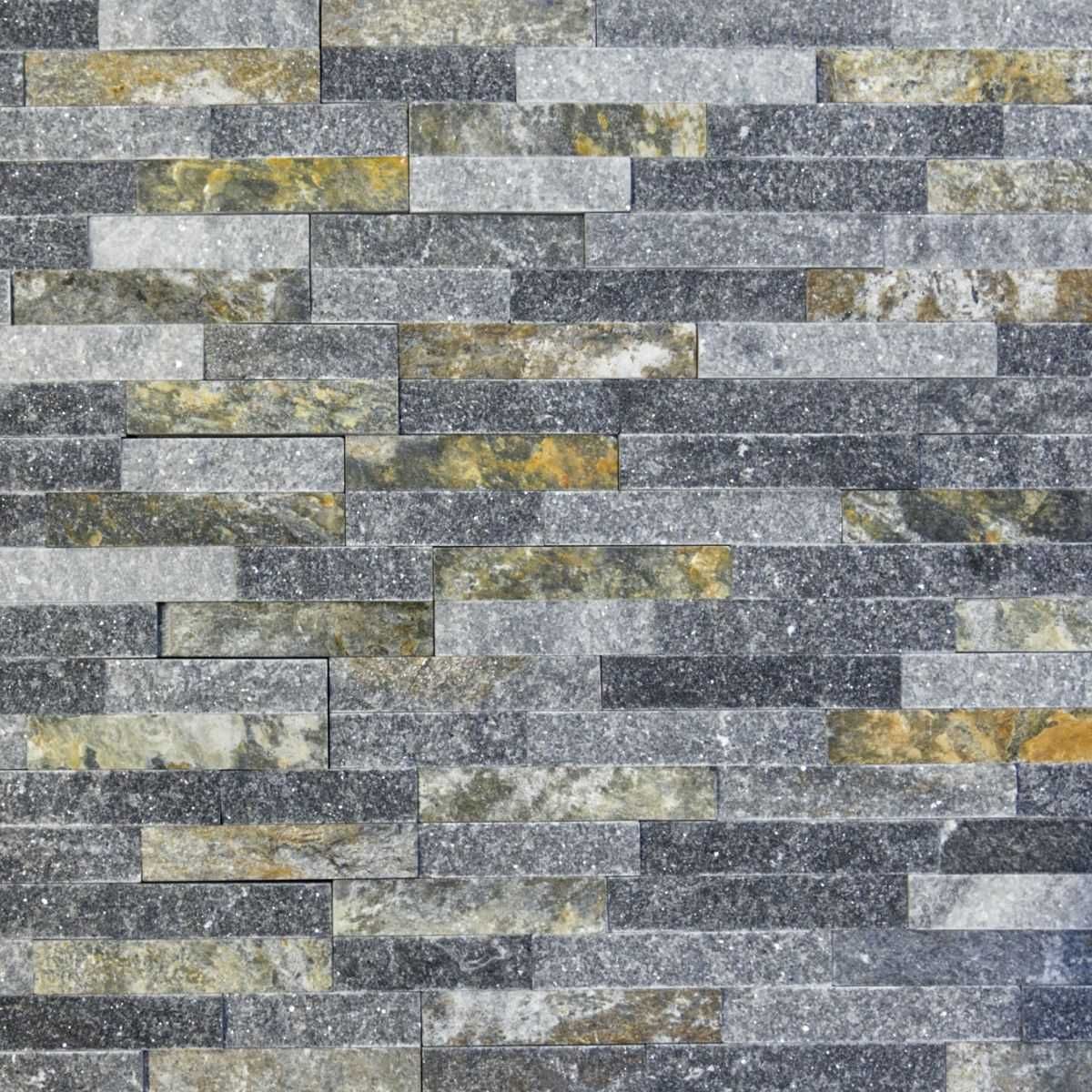 Panel ścienny Marmur Rusty Black naturalny 36x10x0,8-1,3 cm