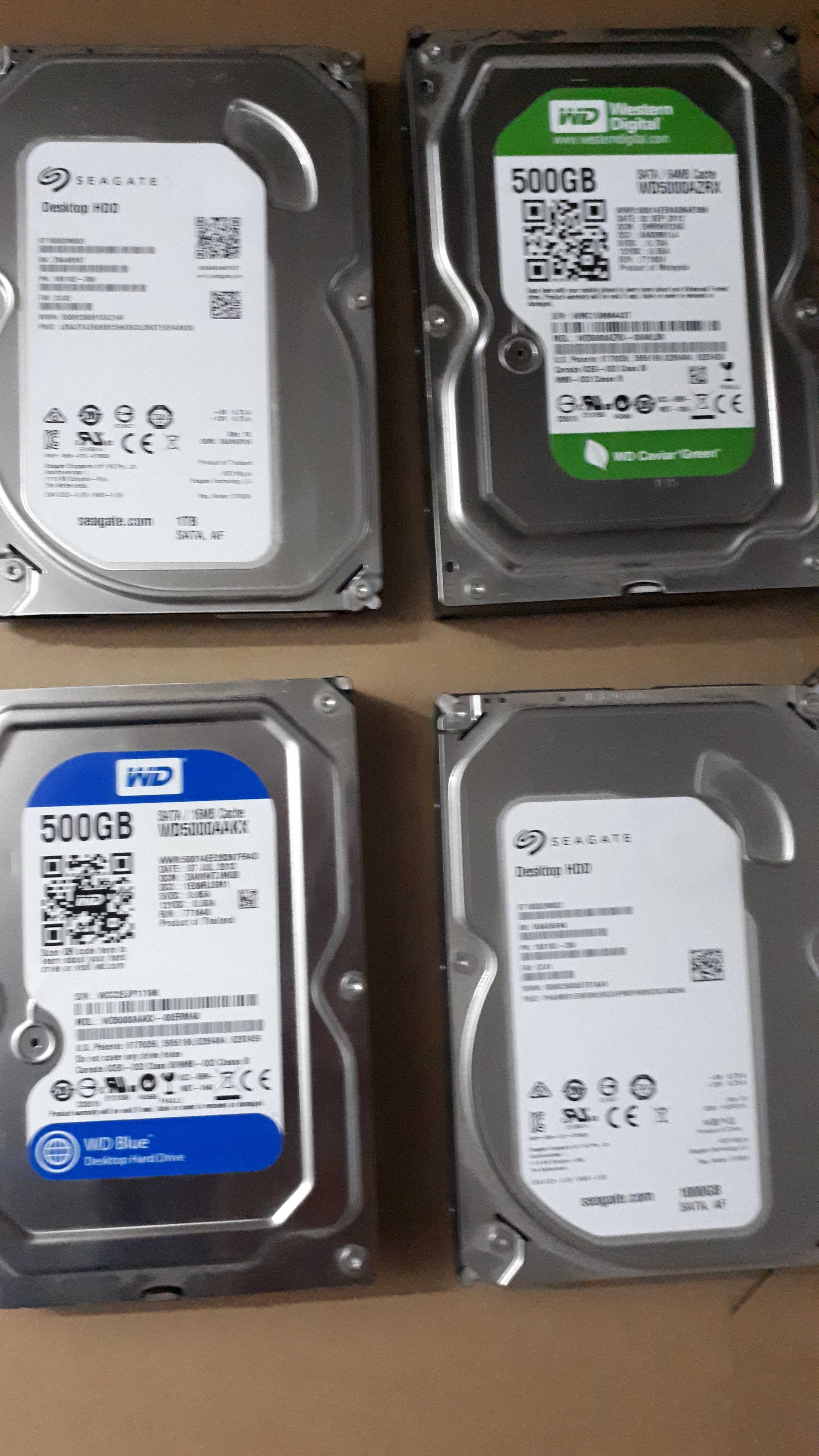 Жесткие диски HDD  для ПК бу в хорошем состоянии