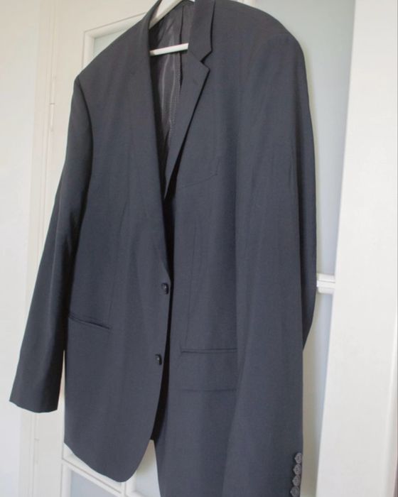 granatowy garnitur marynarka Pierre Cardin