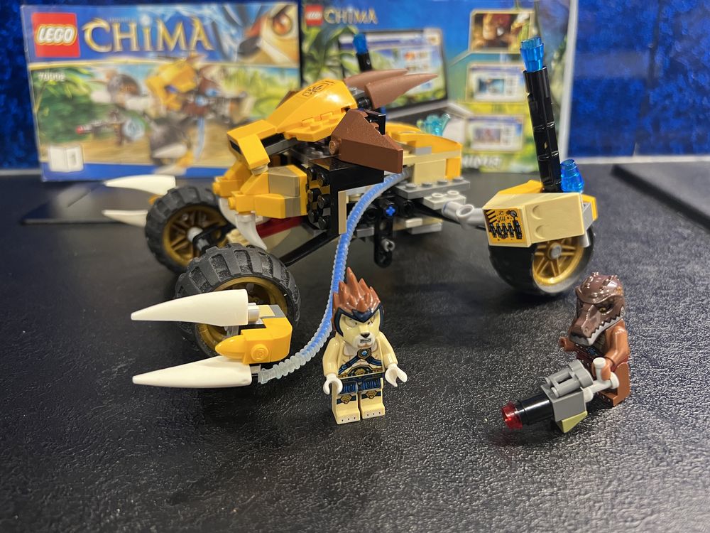 Zestaw lego chima 70002 wraz z figurkami .