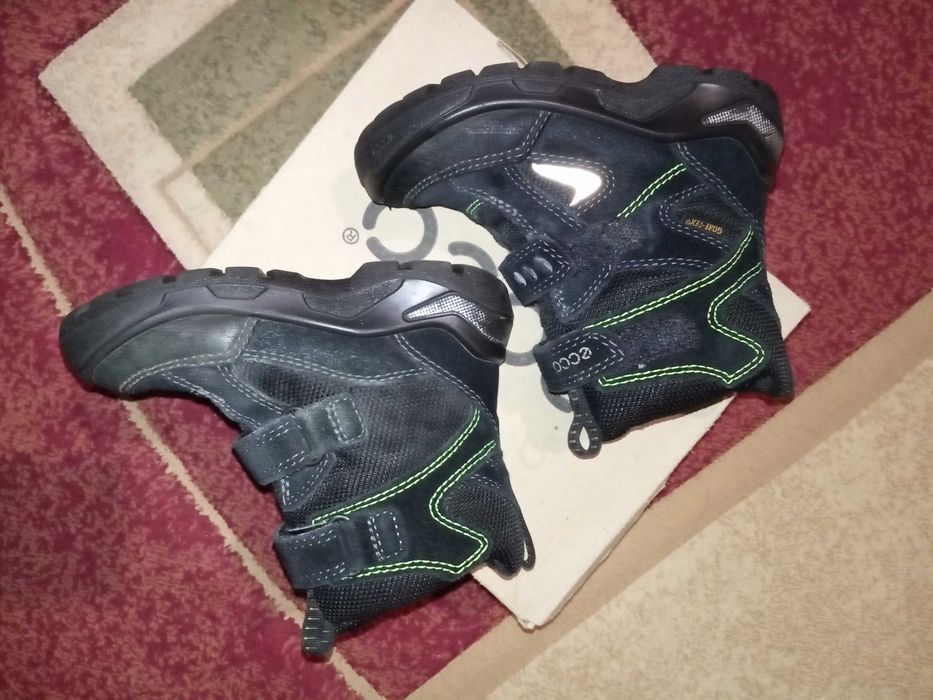 Ботинки зимние Ecco термо сапожки черевики детские