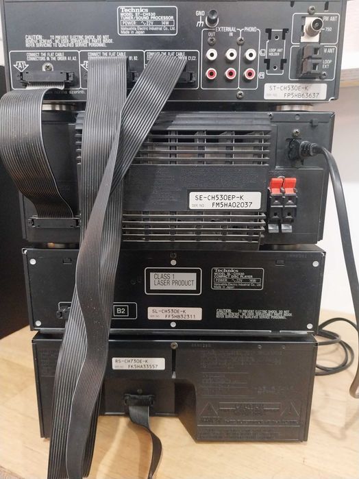 Wieża Technics ST-CH530,SE-CH530,SL-CH530,RS-CH730+pilot+2szt kolumny