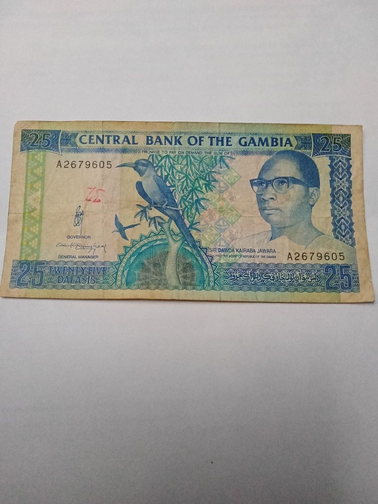 Sprzedam banknot z Gambi