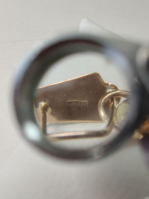 Крест золотой 75мм