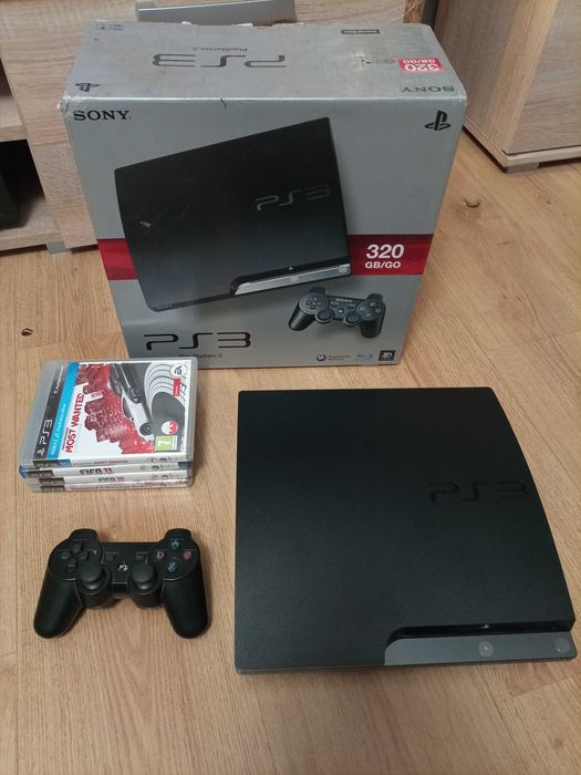 Konsola Sony PlayStation3 Slim Gry PS1 PS2 PS3 Nes Retro Pegazus CFW