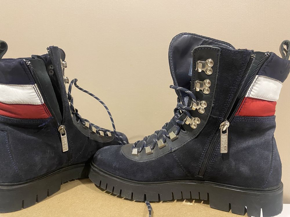 Ботинки TOMMY JEANS 41 cині замша