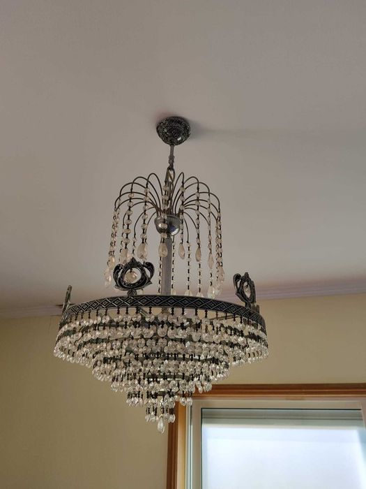 Candeeiro em cristais