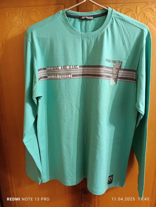 Футболка з довгим рукавом, лонгслив чоловічий р. 50 - 52