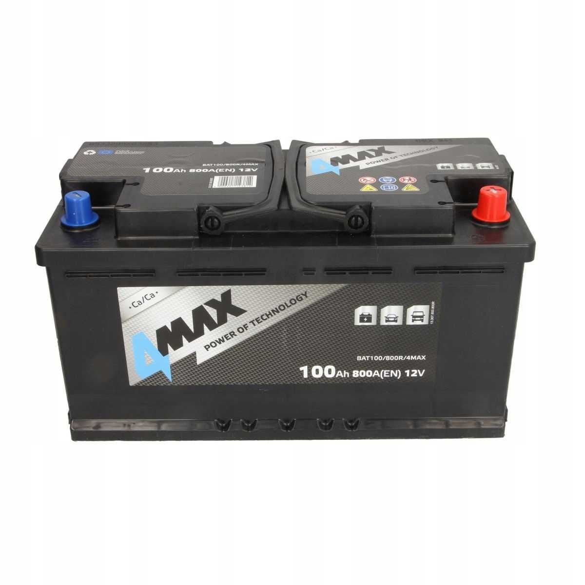 Nowy akumulator 4Max 12V 100Ah/800A P+  GWARANCJA