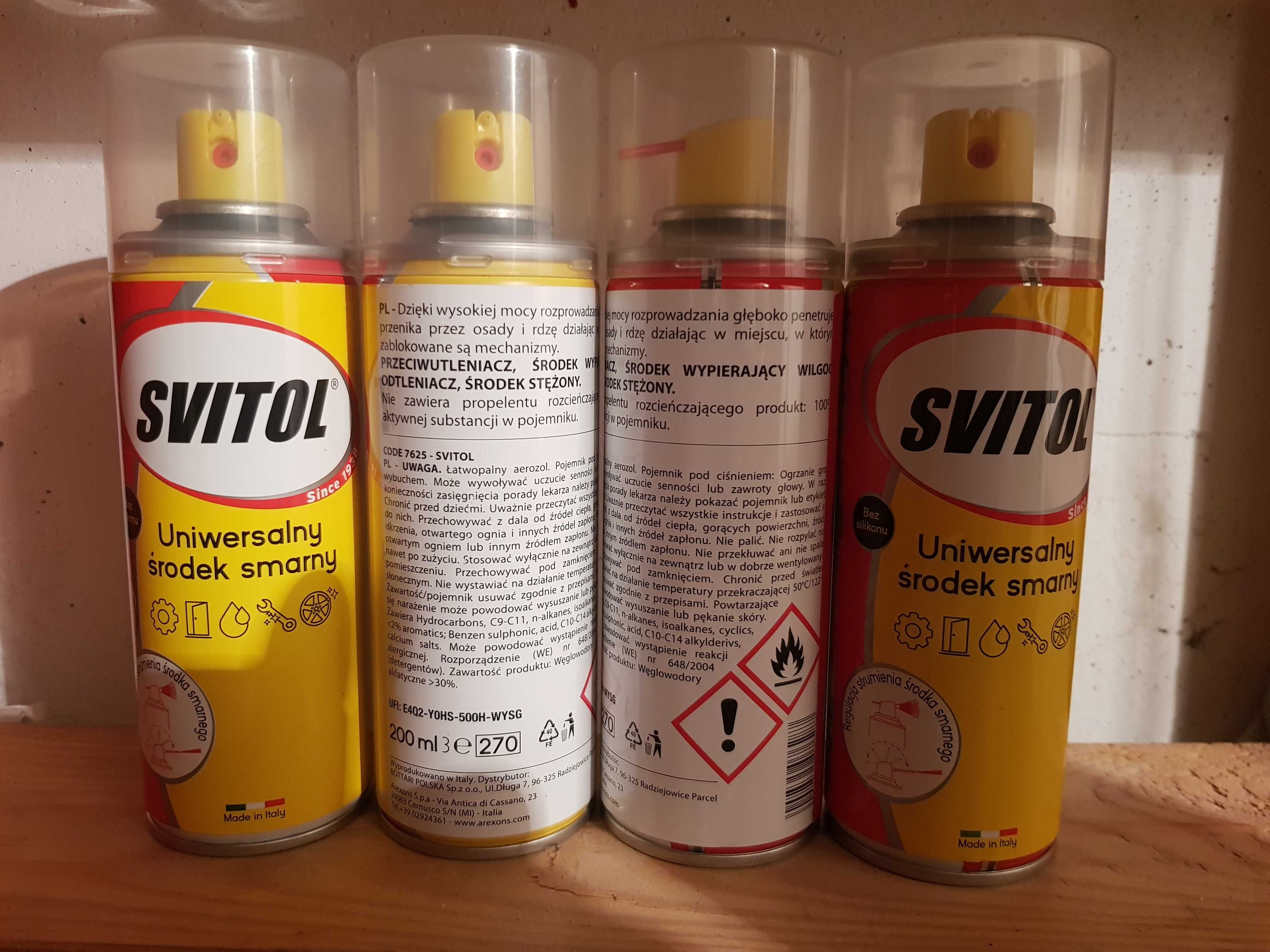Uniwersalny środek smarno penetrujący SVITOL jak np. WD40