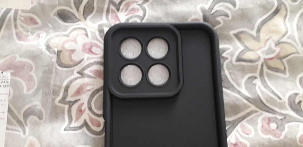 Caixa protetora para HONOR X 6b, em silicone preta