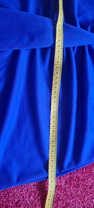 Sukienka wizytowa, niebieska