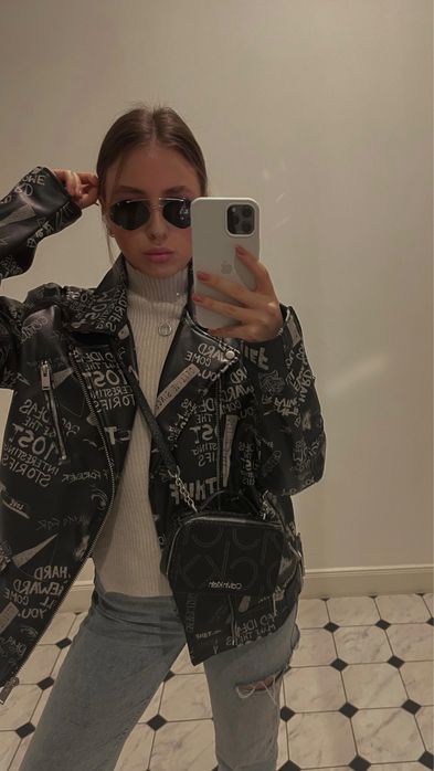 Шкіряна куртка Zara