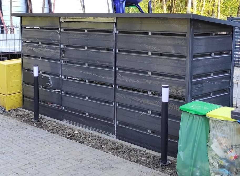 Wiata śmietnikowa panelowa DOWOLNY KOLOR OKAZJA