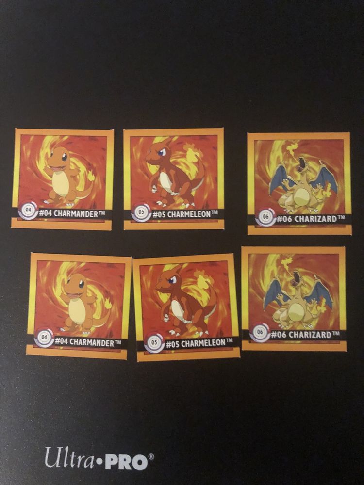 Artbox stickers series 1 pokemon Charizard charmander charmeleone