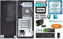 Pç/Torre GAMER DELL 6ªG|i7.6700-3.4G|32G|NVMe512+HDD500|RTX3050-6G|W11