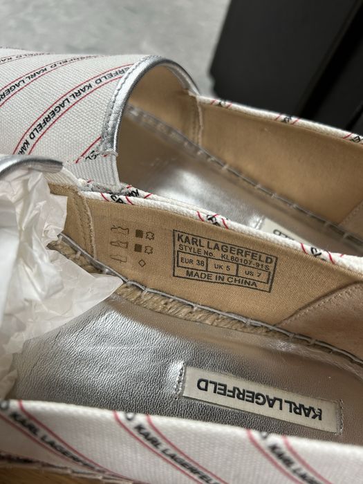 Espadryle damskie Karl Lagerfeld 38