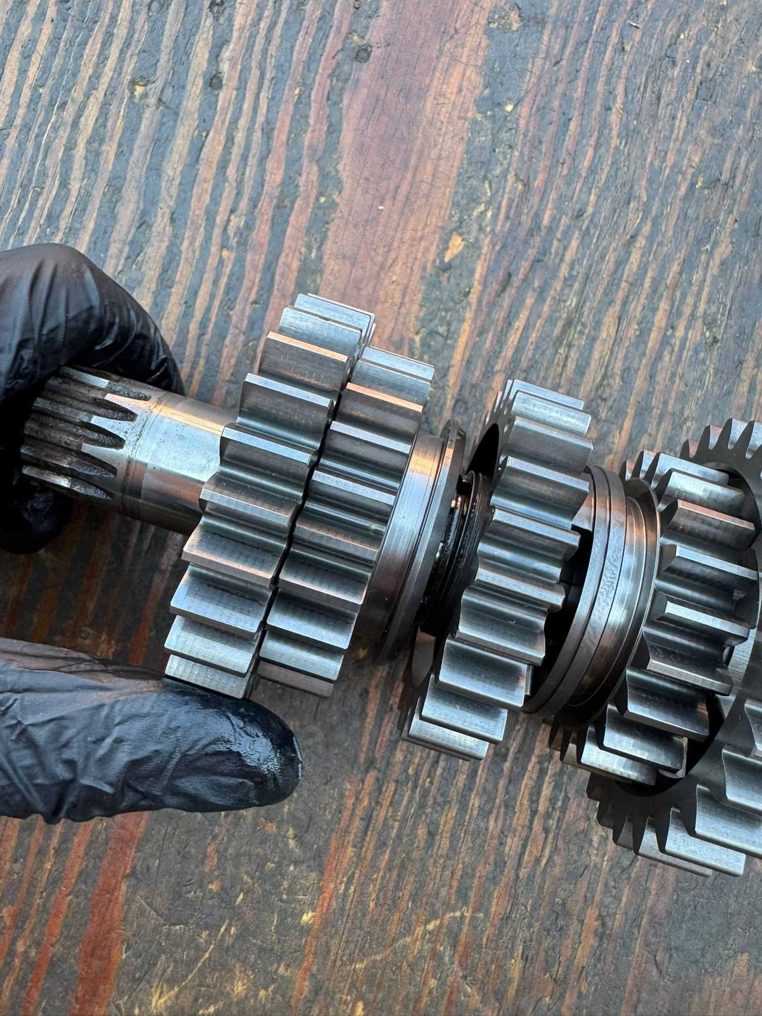kompletna skrzynia wodziki wodzik zebatka ktm sxf 350 r 11-12